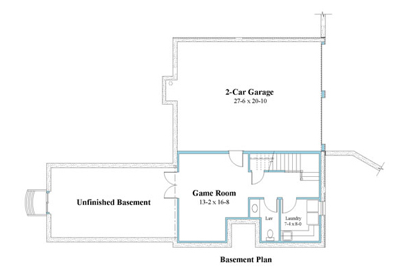 cape cod style second floor plan